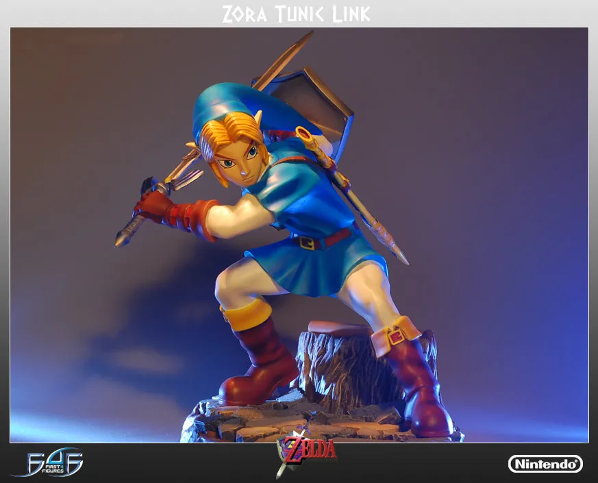 First 4 Figures Zelda Zora Tunic Link statuetă 17,8 cm