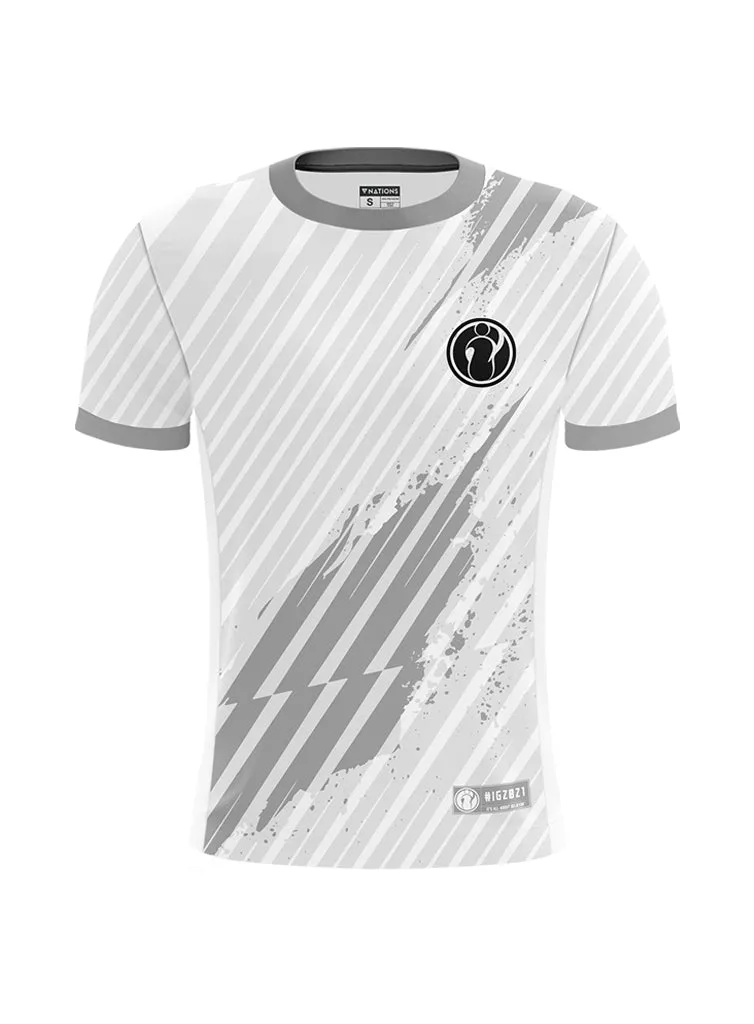 ESL Invictus Pro Jersey tricou alb poliester