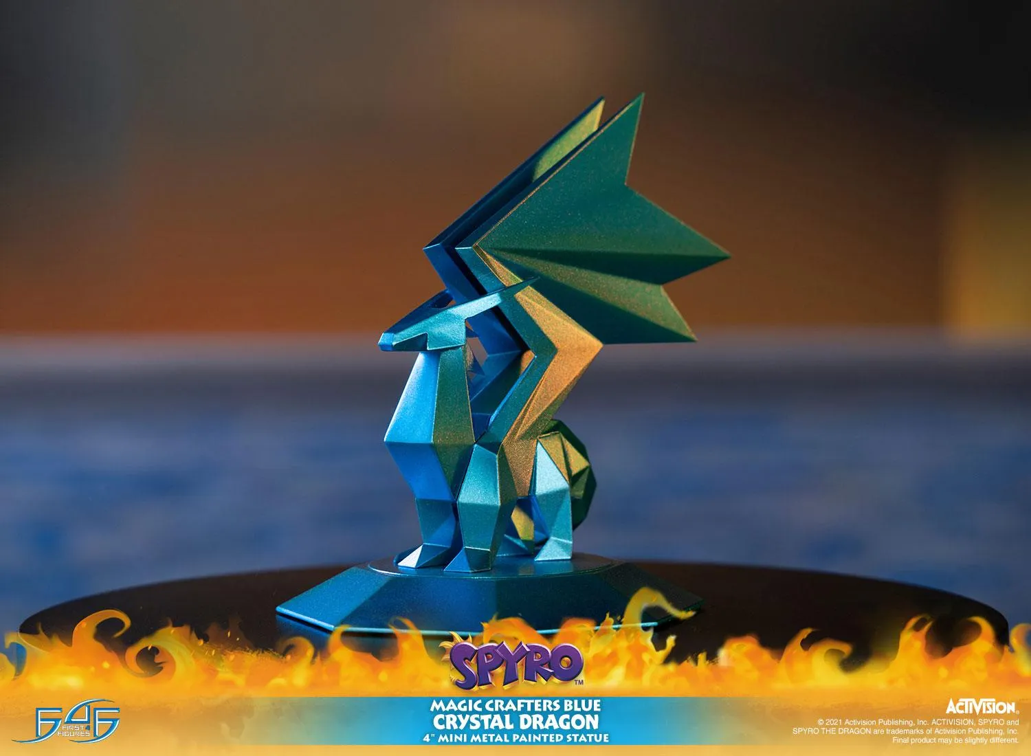 First 4 Figures Spyro Magic Crafters statuetă metal albastru
