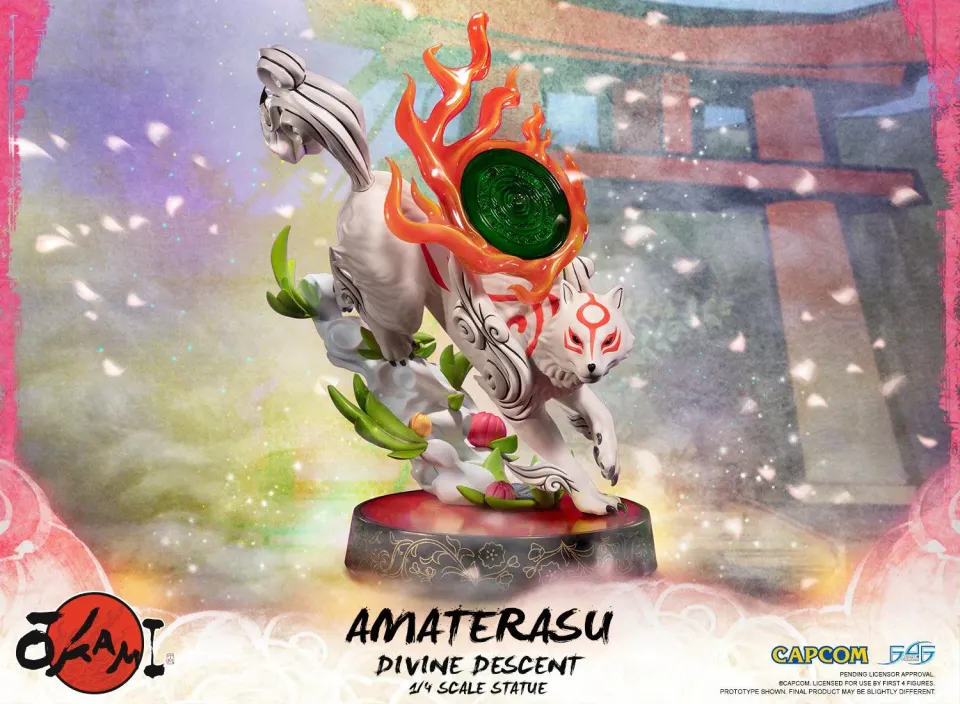 First 4 Figures Okami Amaterasu Divine Descent statuetă rășină Standard