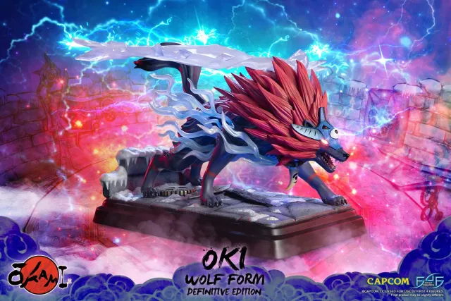First 4 Figures Oki Wolf statuetă Definitive LED