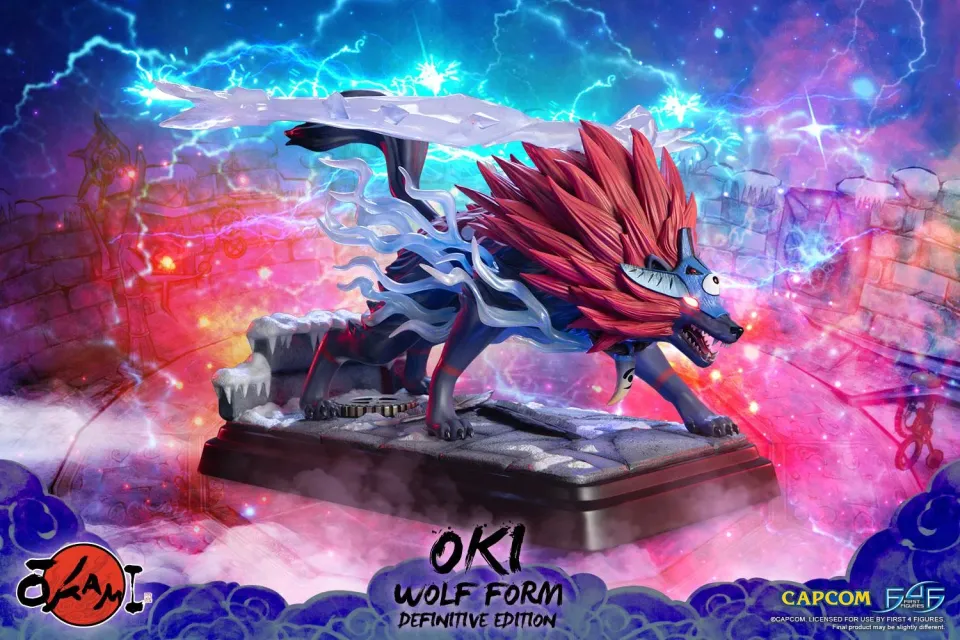 First 4 Figures Oki Wolf statuetă Definitive LED