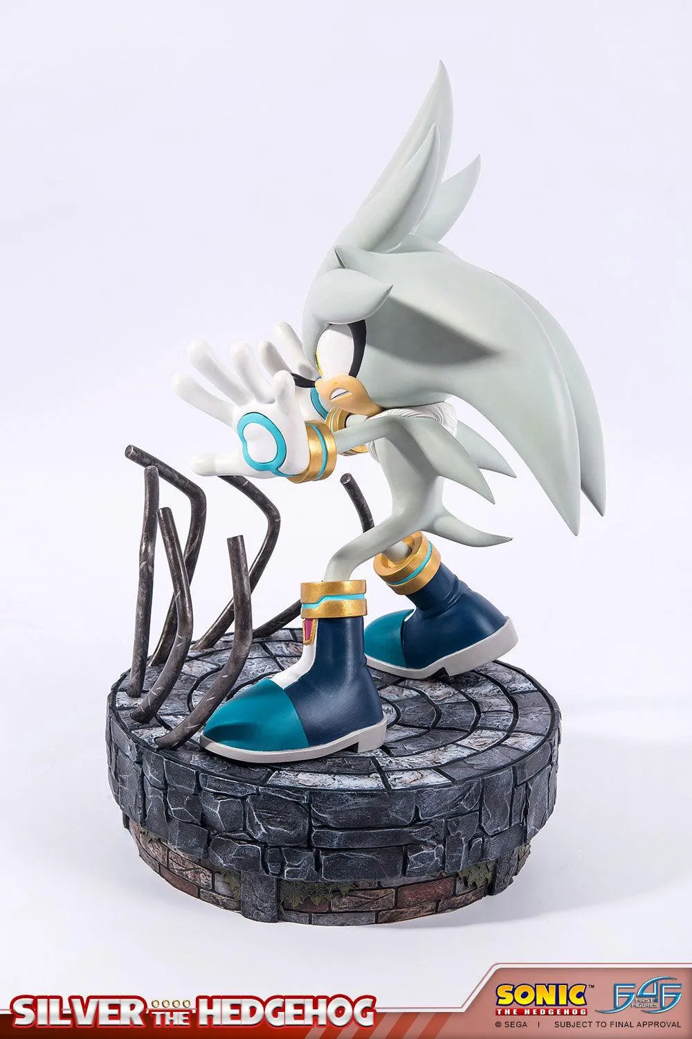 First 4 Figures Silver Hedgehog statueta Regular polystone