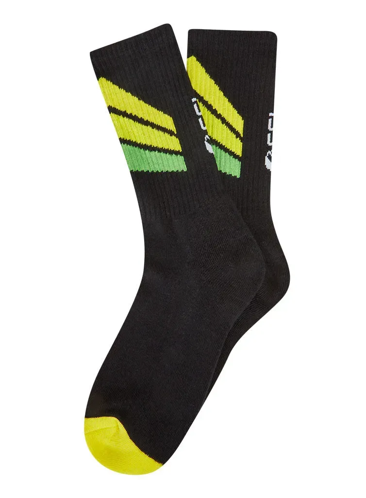 ESL Sports sosete negre 45-49 bumbac