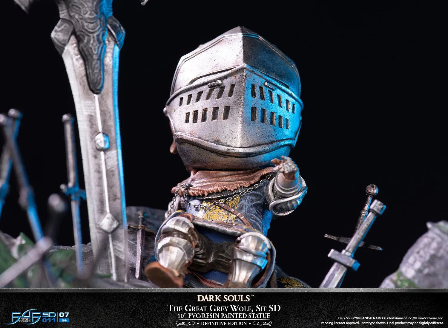 First 4 Figures Dark Souls Great Grey Wolf Sif SD statueta PVC