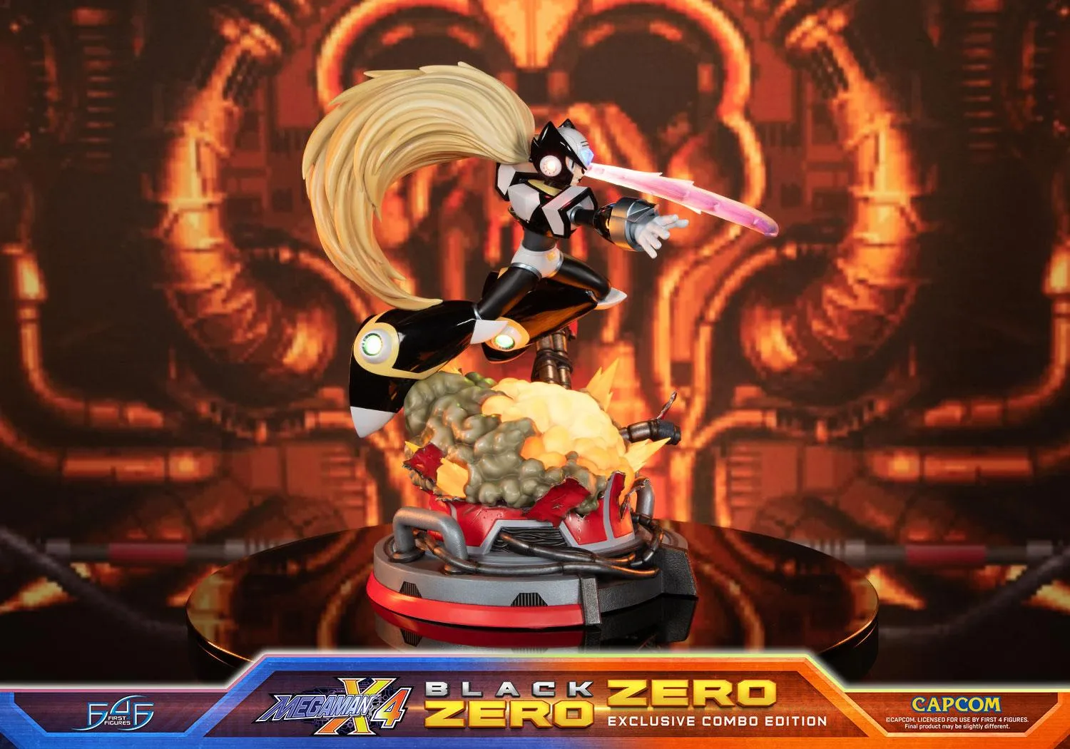 First 4 Figures Mega Man X Zero statueta rasina Combo Exclusive 43cm