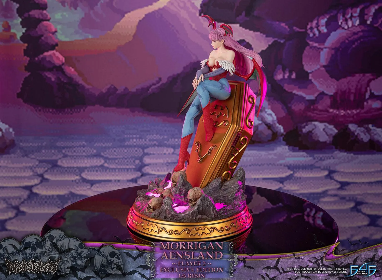 First 4 Figures Darkstalkers Morrigan statuetă rășină Player 2