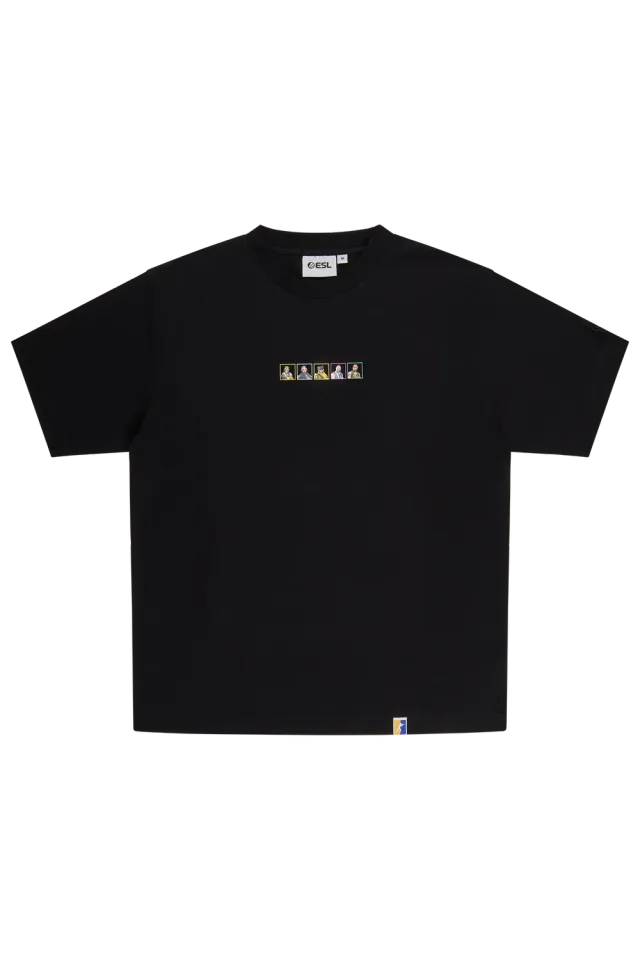 ESL Lobby Tee tricou negru CS2 bumbac 220 GSM