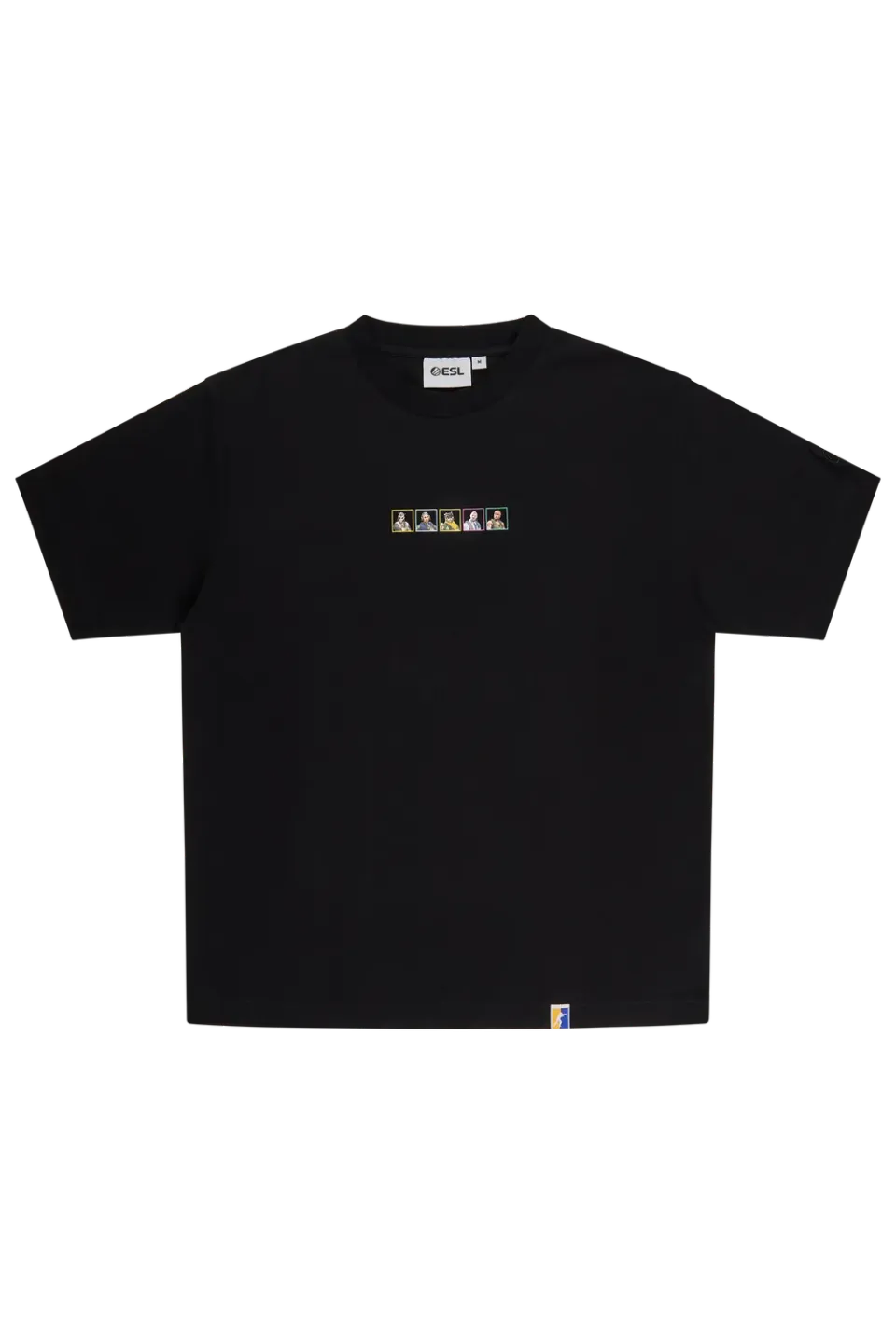 ESL Lobby Tee tricou negru CS2 bumbac 220 GSM