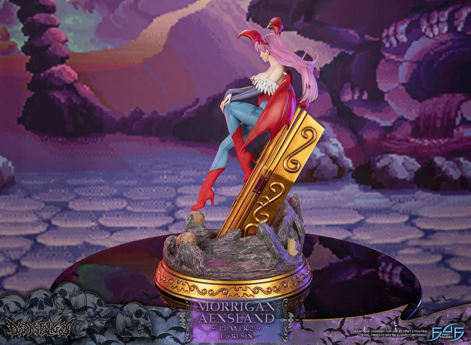 First 4 Figures Darkstalkers Morrigan statueta Player 2