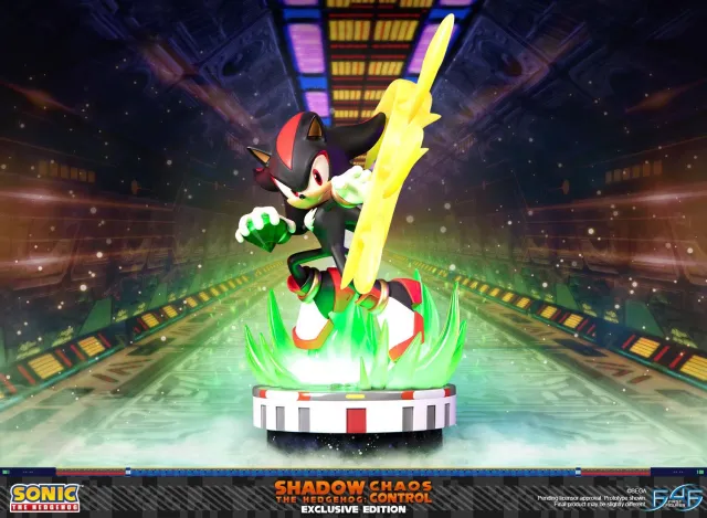 First 4 Figures Sonic Shadow statueta Chaos Control Exclusive LED