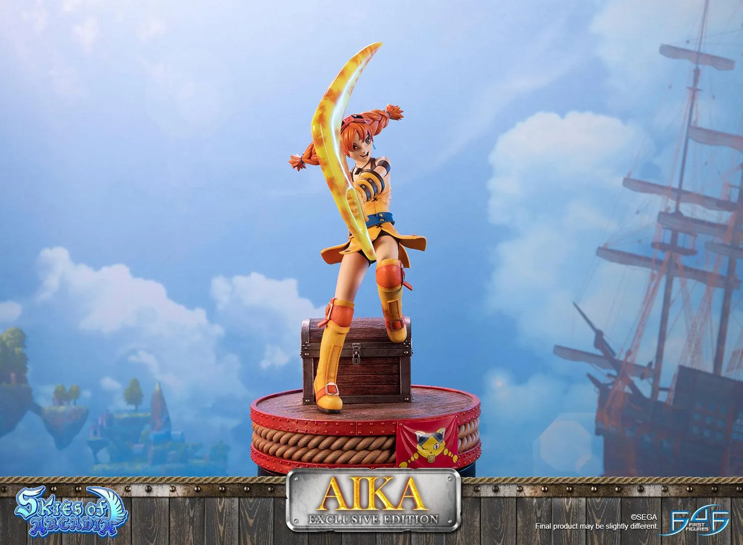First 4 Figures Skies of Arcadia Aika statuetă Exclusive
