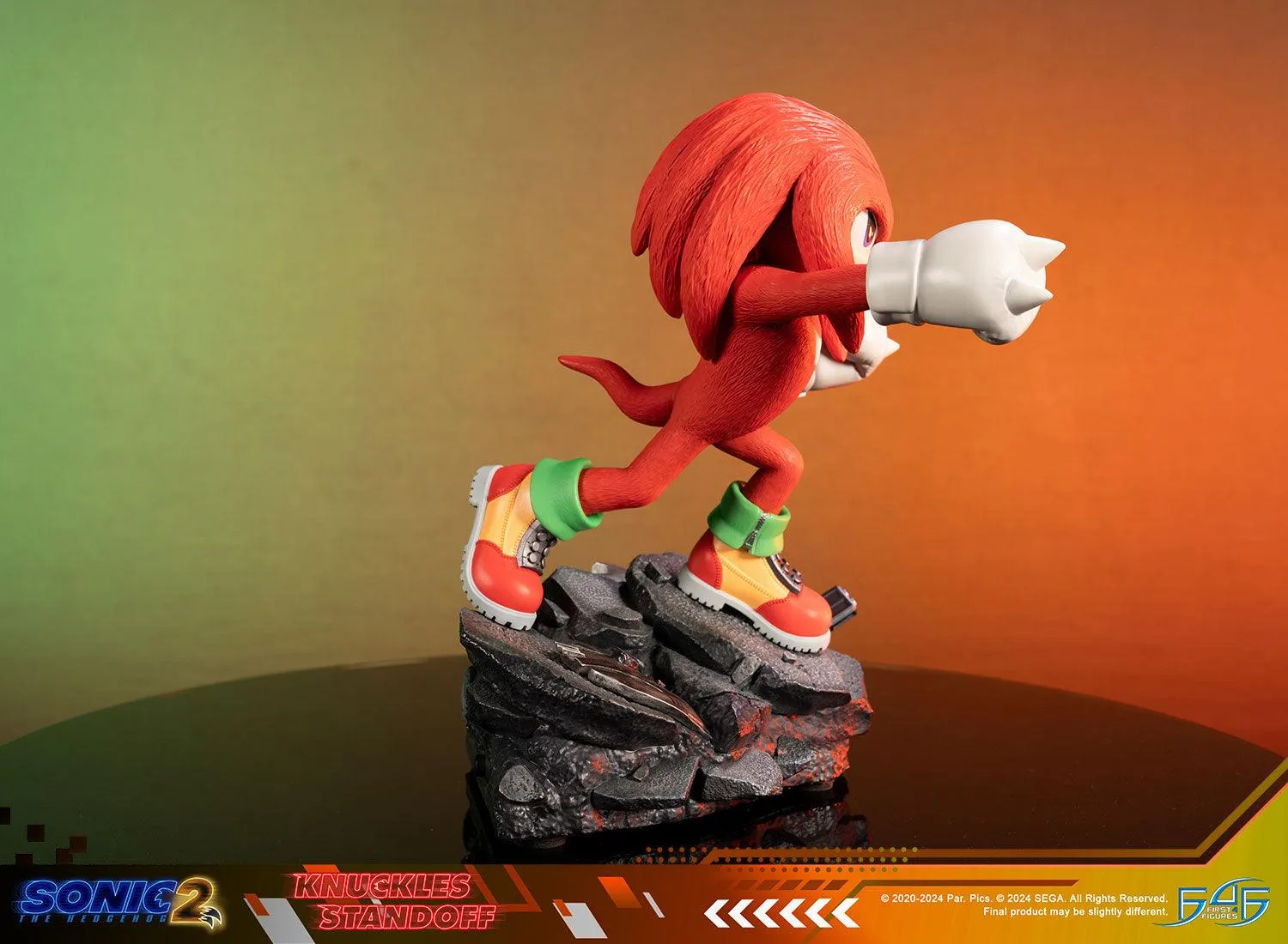 First 4 Figures Sonic 2 Knuckles Standoff statueta rasina