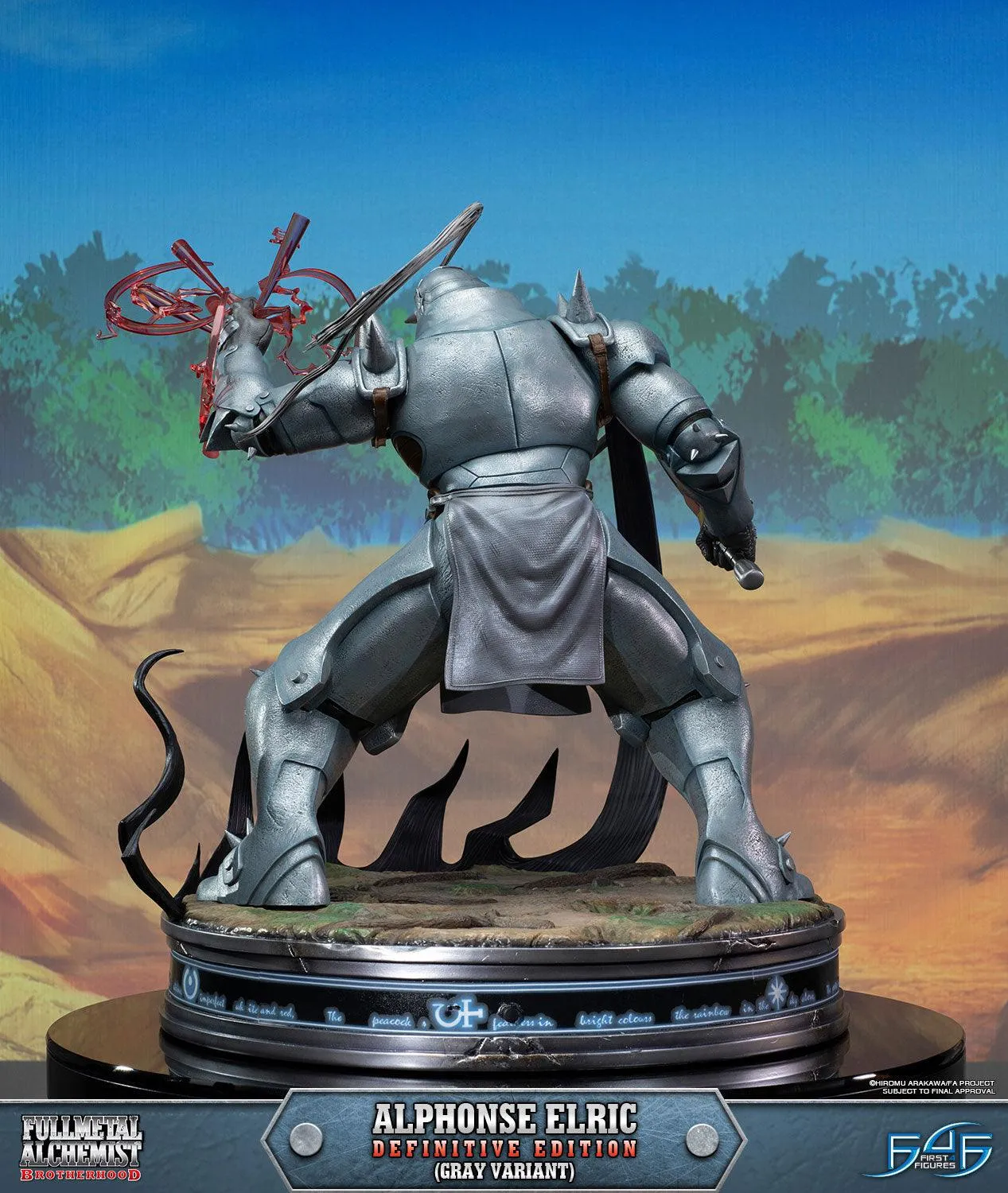 First 4 Figures Fullmetal Alchemist Alphonse Elric statuetă Gray