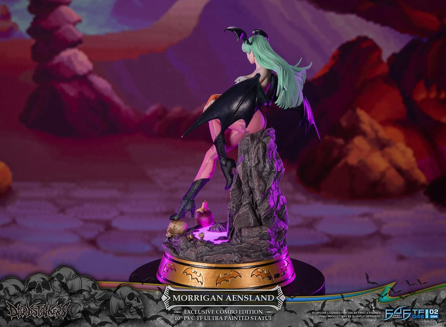 First 4 Figures Darkstalkers Morrigan statueta PVC Combo