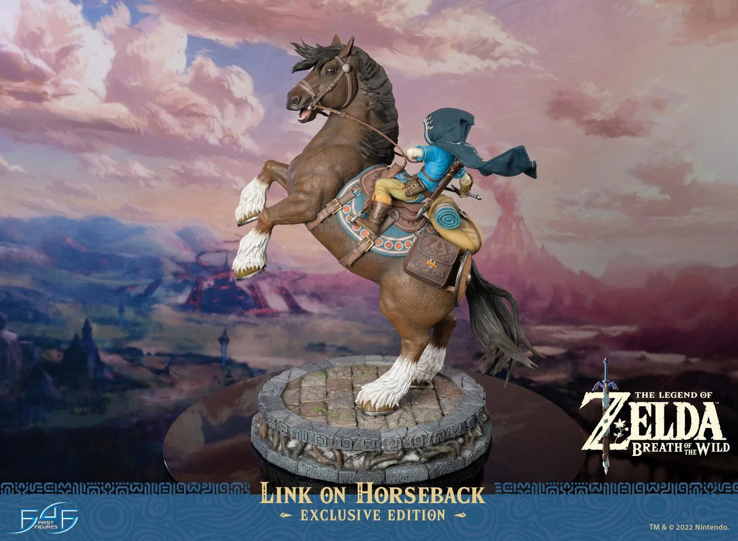 First 4 Figures Zelda Breath of Wild statuetă Link Horseback