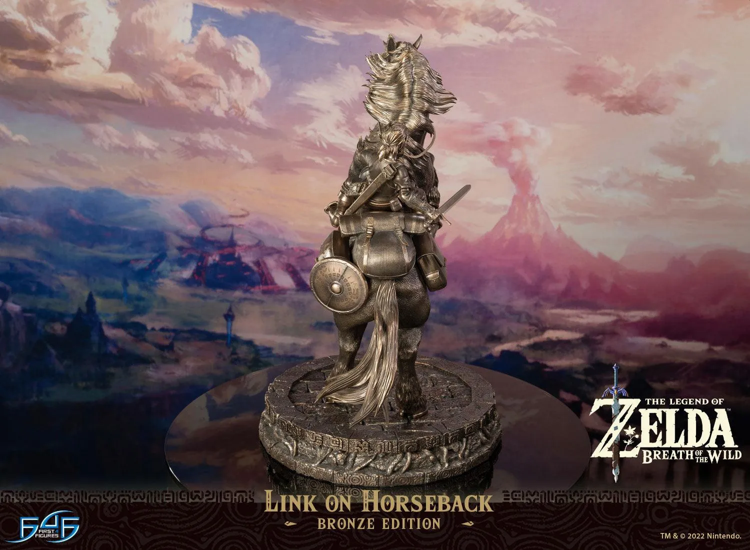 First 4 Figures Zelda Link on Horseback statuetă bronz