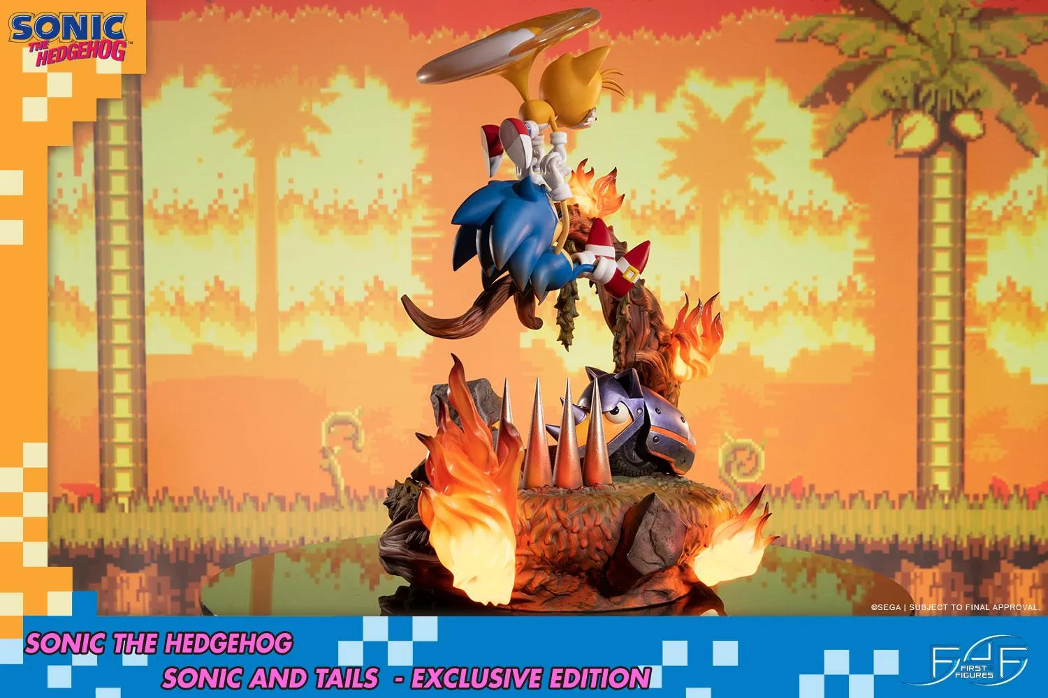 First 4 Figures Sonic Tails statuetă Duo Edition rășină