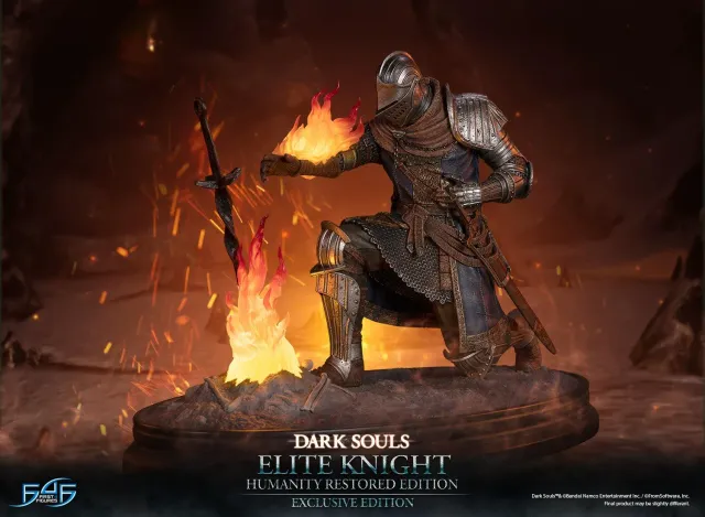 First 4 Figures Dark Souls Elite Knight Humanity statuetă Exclusive LED