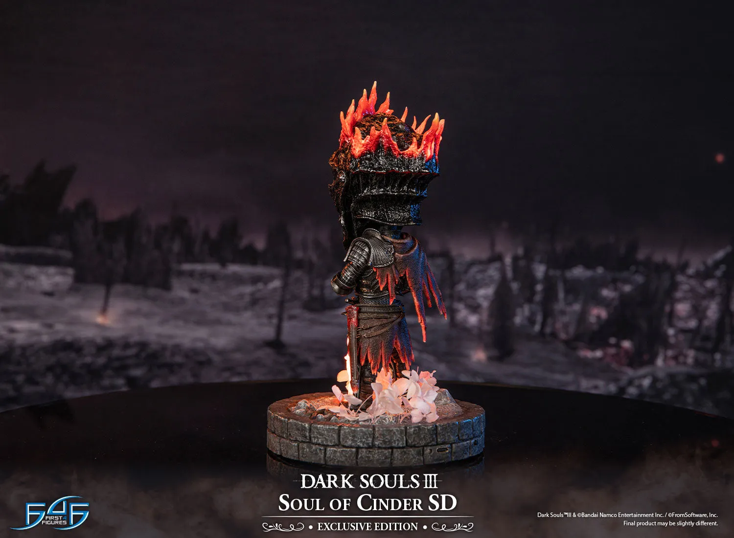 First 4 Figures Dark Souls Soul of Cinder statuetă SD LED
