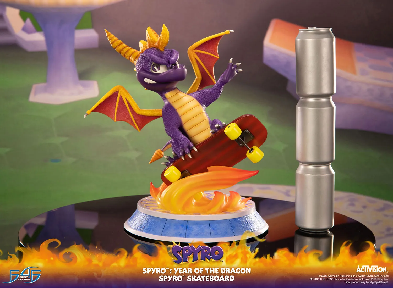 First 4 Figures Spyro Skateboard statueta Year of the Dragon