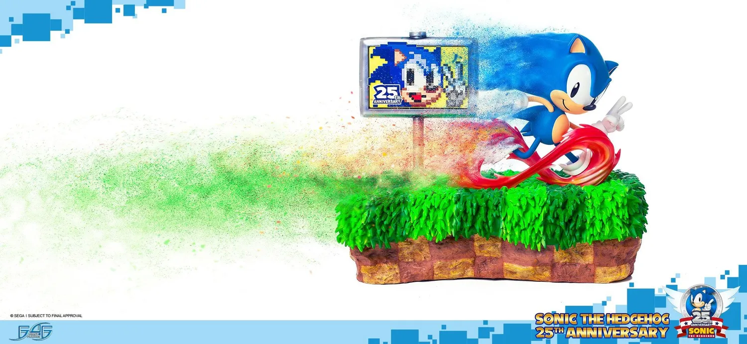 First 4 Figures Sonic 25th Anniversary statueta Regular
