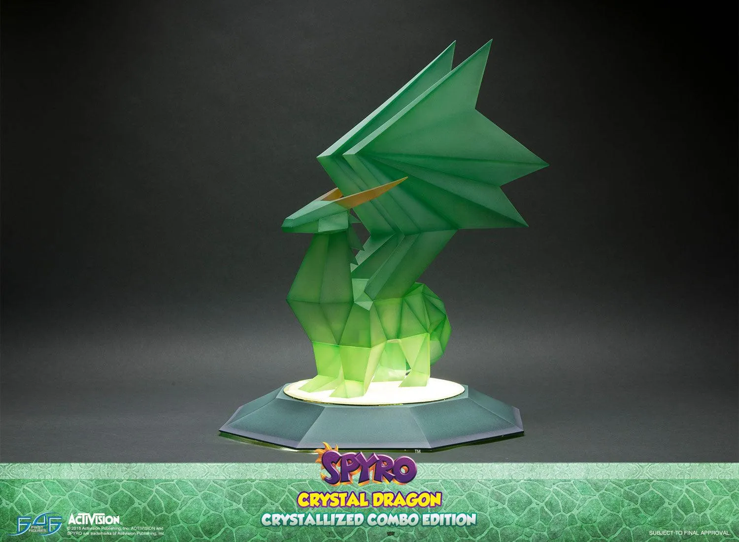 First 4 Figures Spyro Crystal Dragon statueta Crystallized Combo