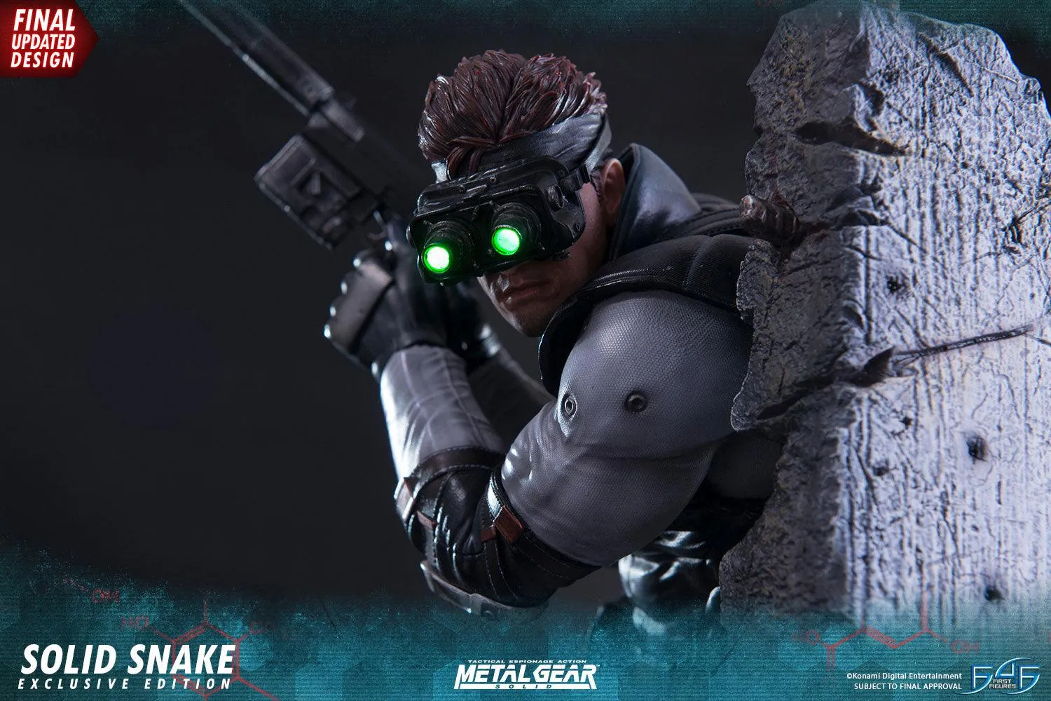 First 4 Figures Metal Gear Solid Solid Snake statuetă Exclusive LED
