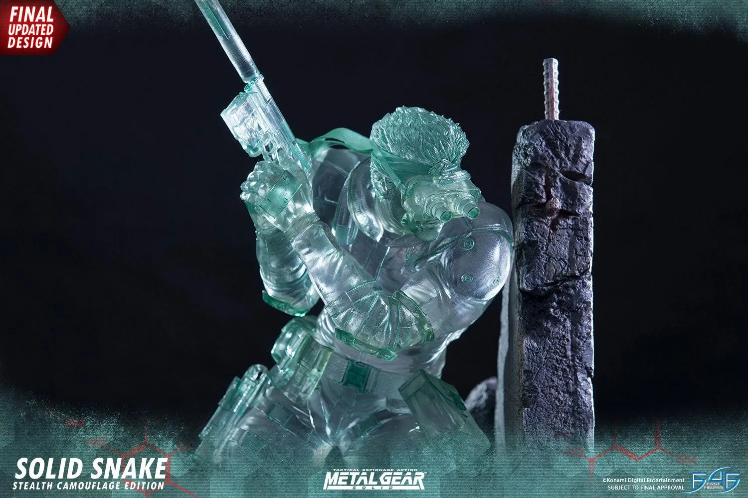 First 4 Figures Metal Gear Solid Snake statueta stealth