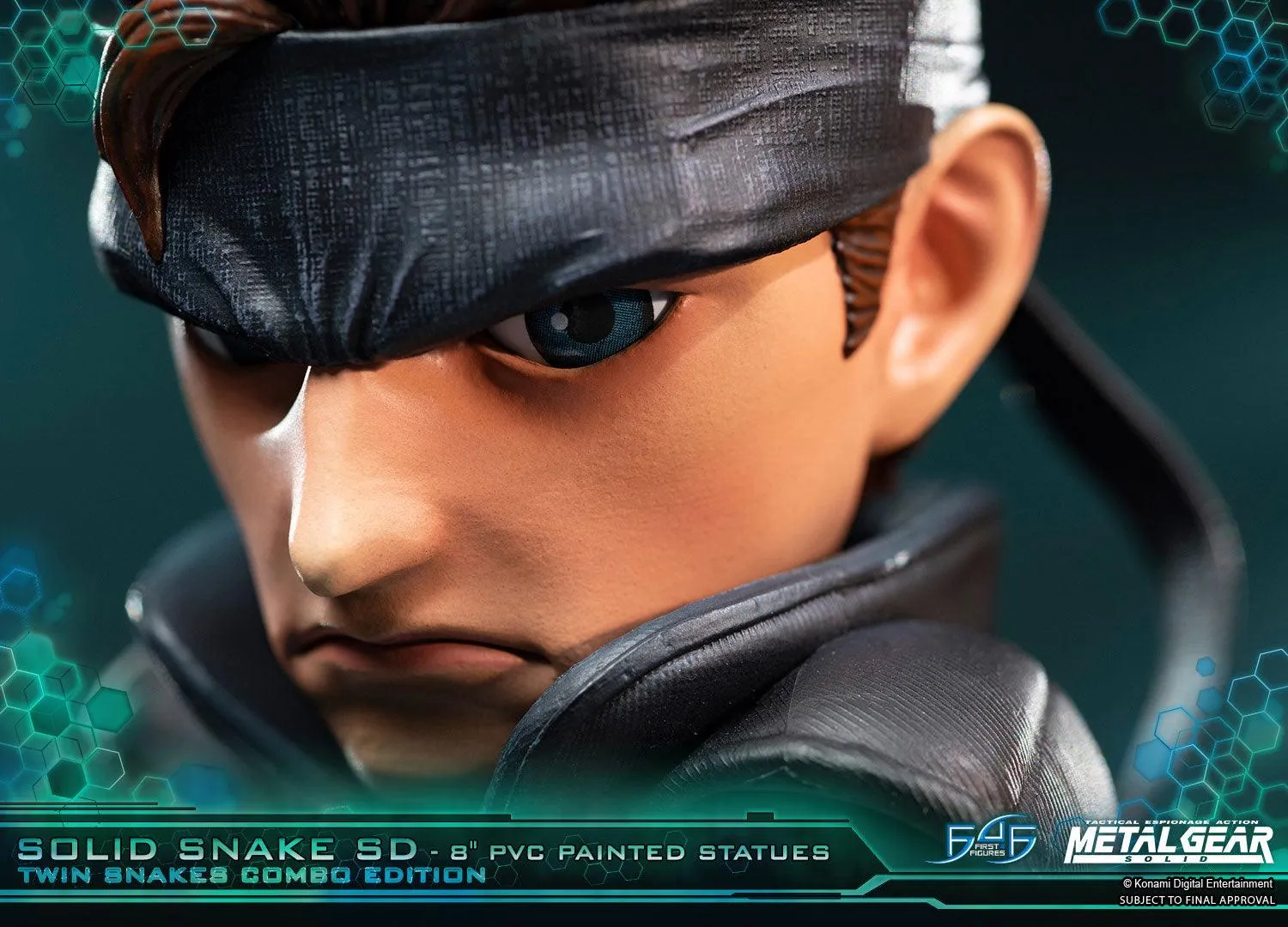 First 4 Figures Solid Snake SD figurină Twin Snakes Combo