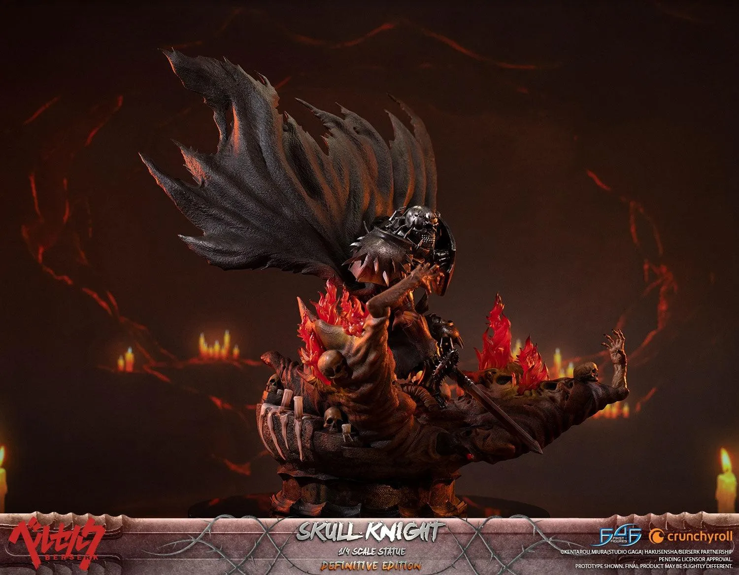 First 4 Figures Berserk Skull Knight Definitive statuetă LED