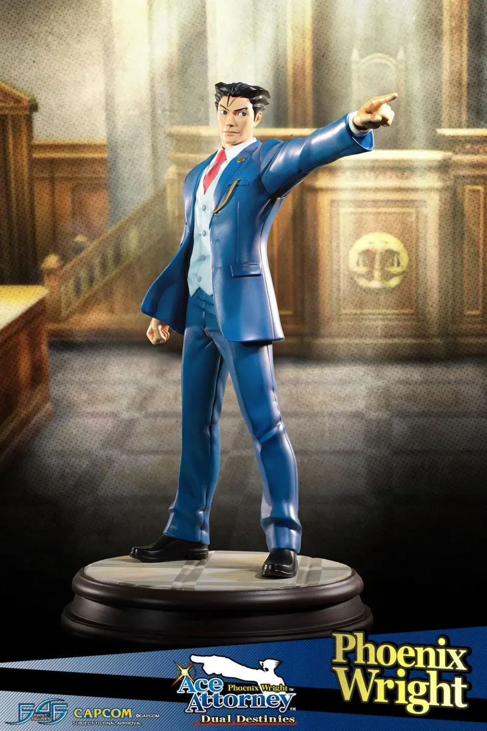 First 4 Figures Phoenix Wright Dual Destinies statuetă standard