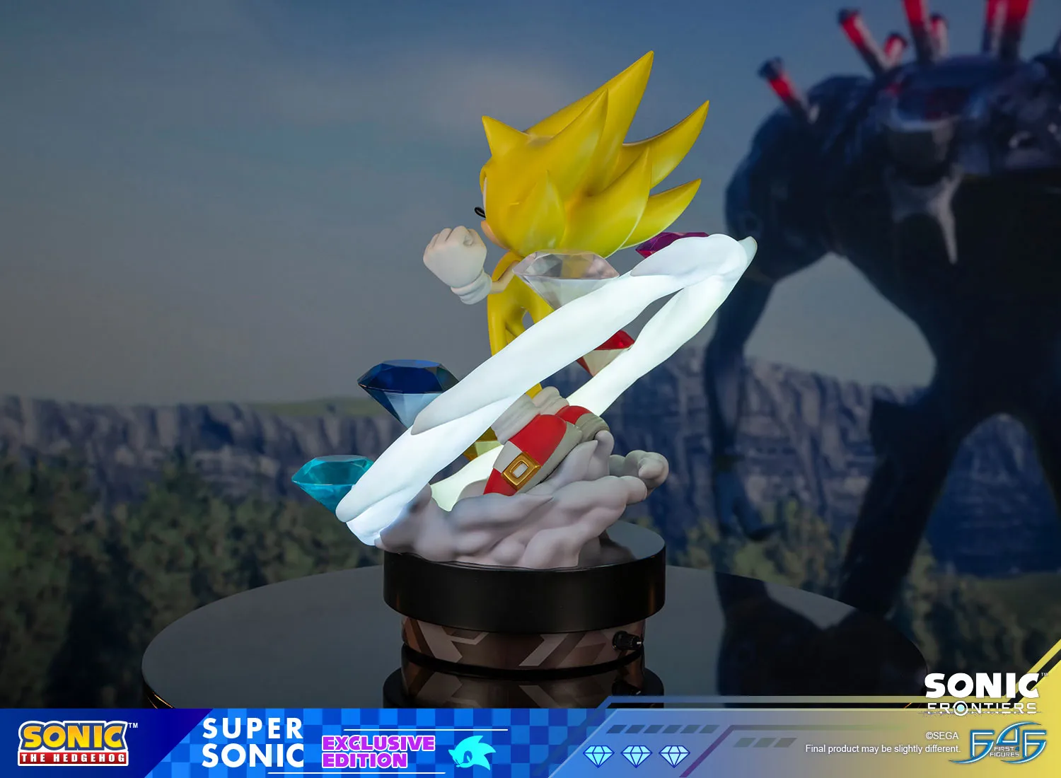 First 4 Figures Sonic Frontiers Super Sonic statuetă Exclusive