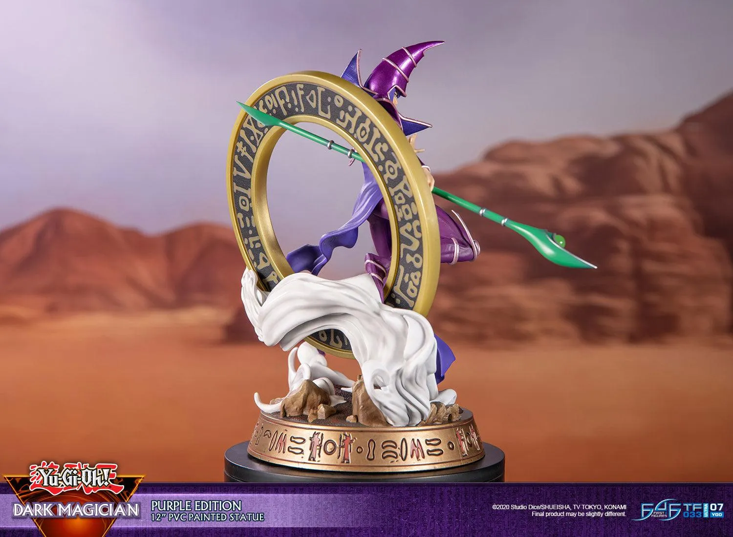 First 4 Figures Yu-Gi-Oh Dark Magician statueta Purple 30 cm