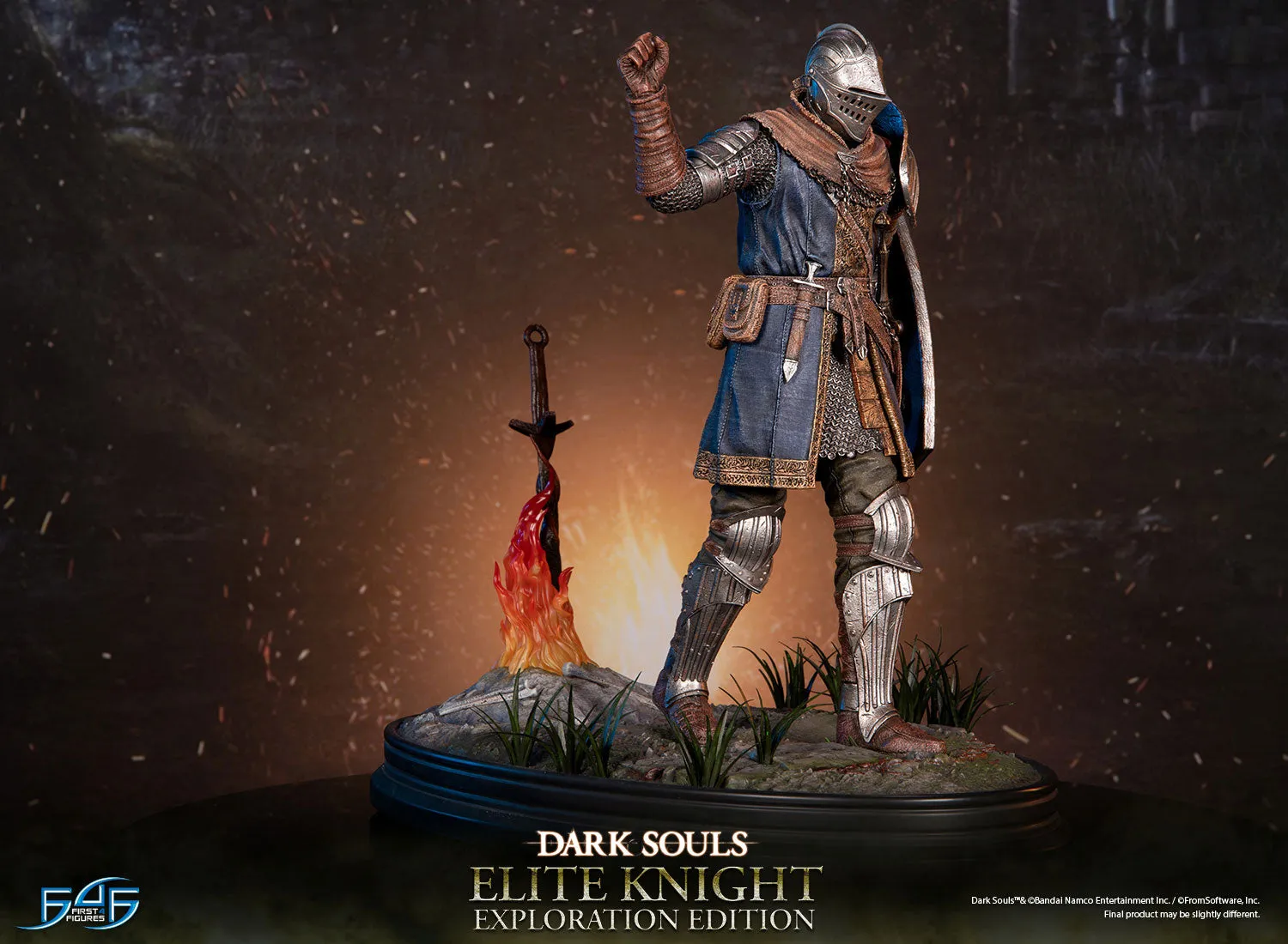First 4 Figures Dark Souls Elite Knight statuetă Exploration Edition rășină