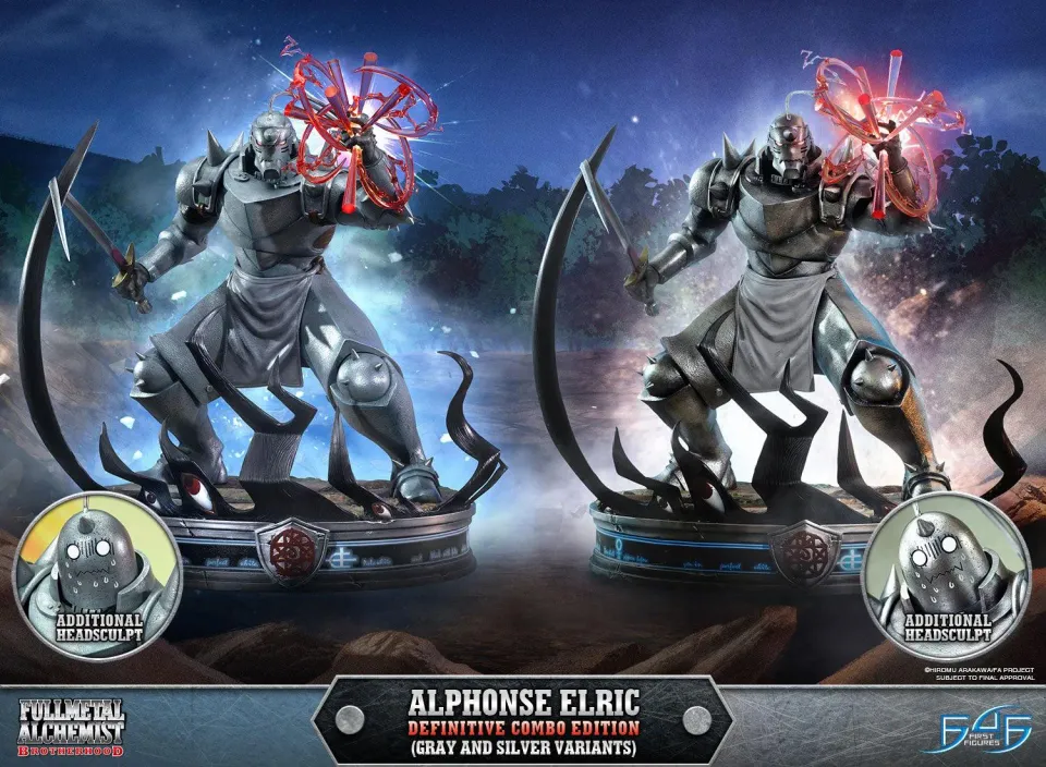 First 4 Figures Fullmetal Alphonse Elric statuetă Combo 2 variante