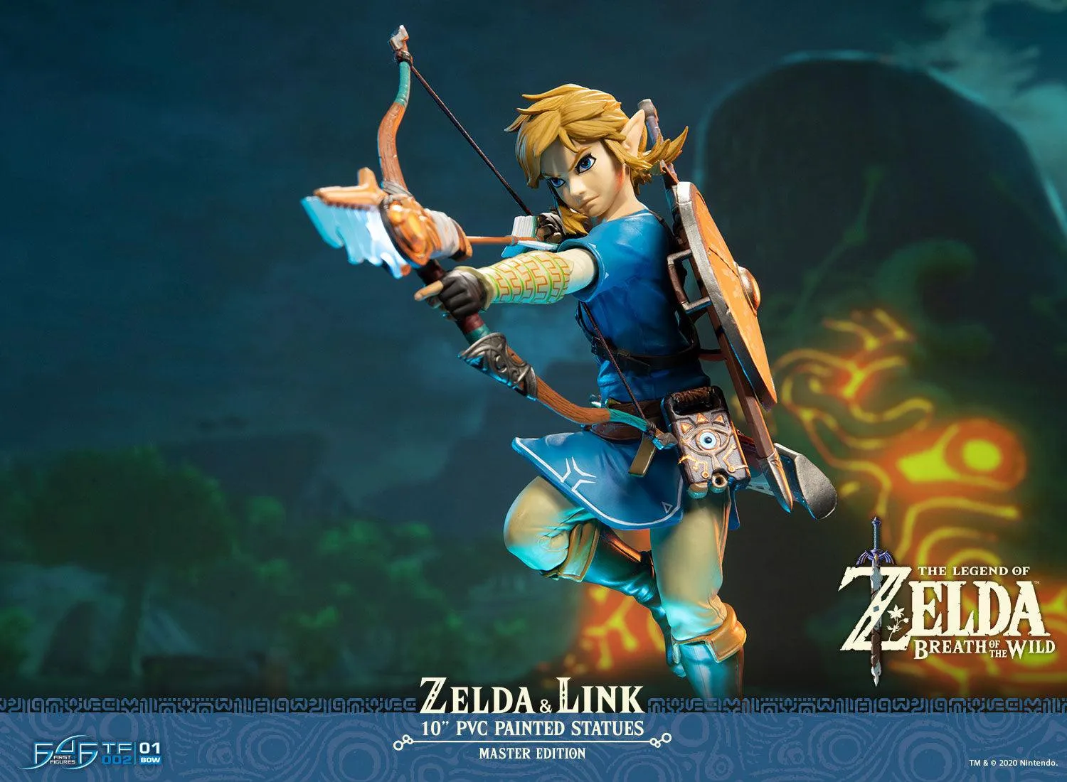 First 4 Figures Zelda Breath of the Wild Zelda & Link statuetă Master