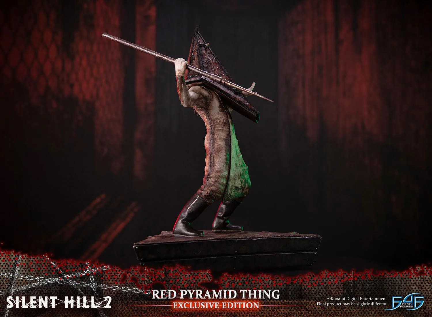 First 4 Figures Silent Hill 2 Red Pyramid Thing statuetă Exclusive