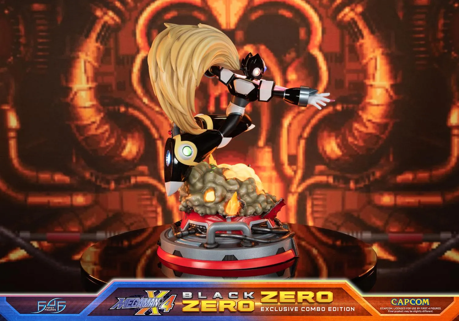 First 4 Figures Mega Man X Zero statueta rasina Combo Exclusive 43cm