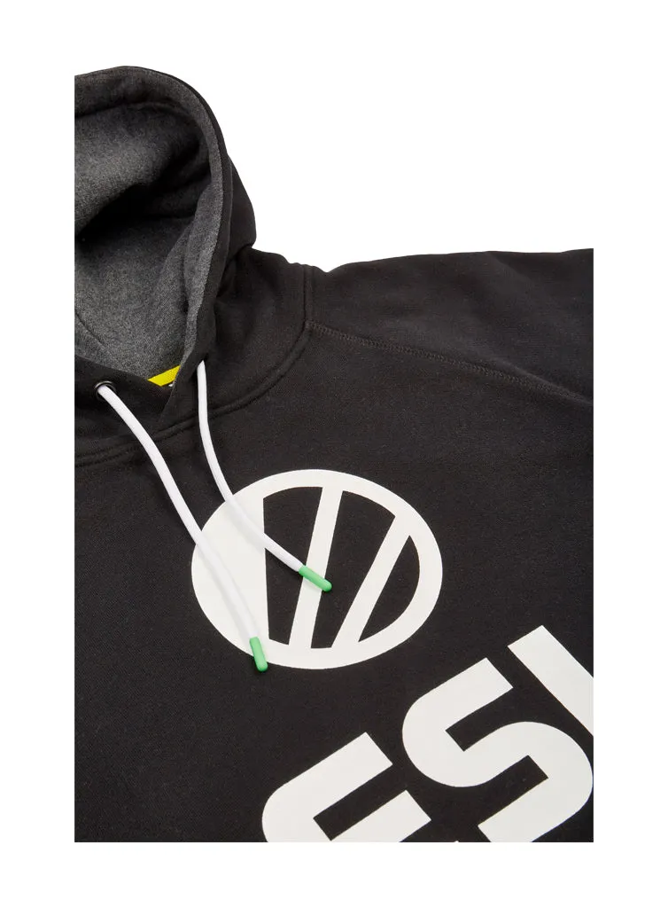 ESL Classic Pullover Hoodie hanorac negru bumbac 300g