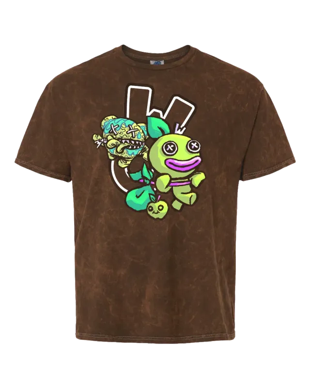 Huggy Wuggy Poppy Playtime Bindle Boogie tricou maro