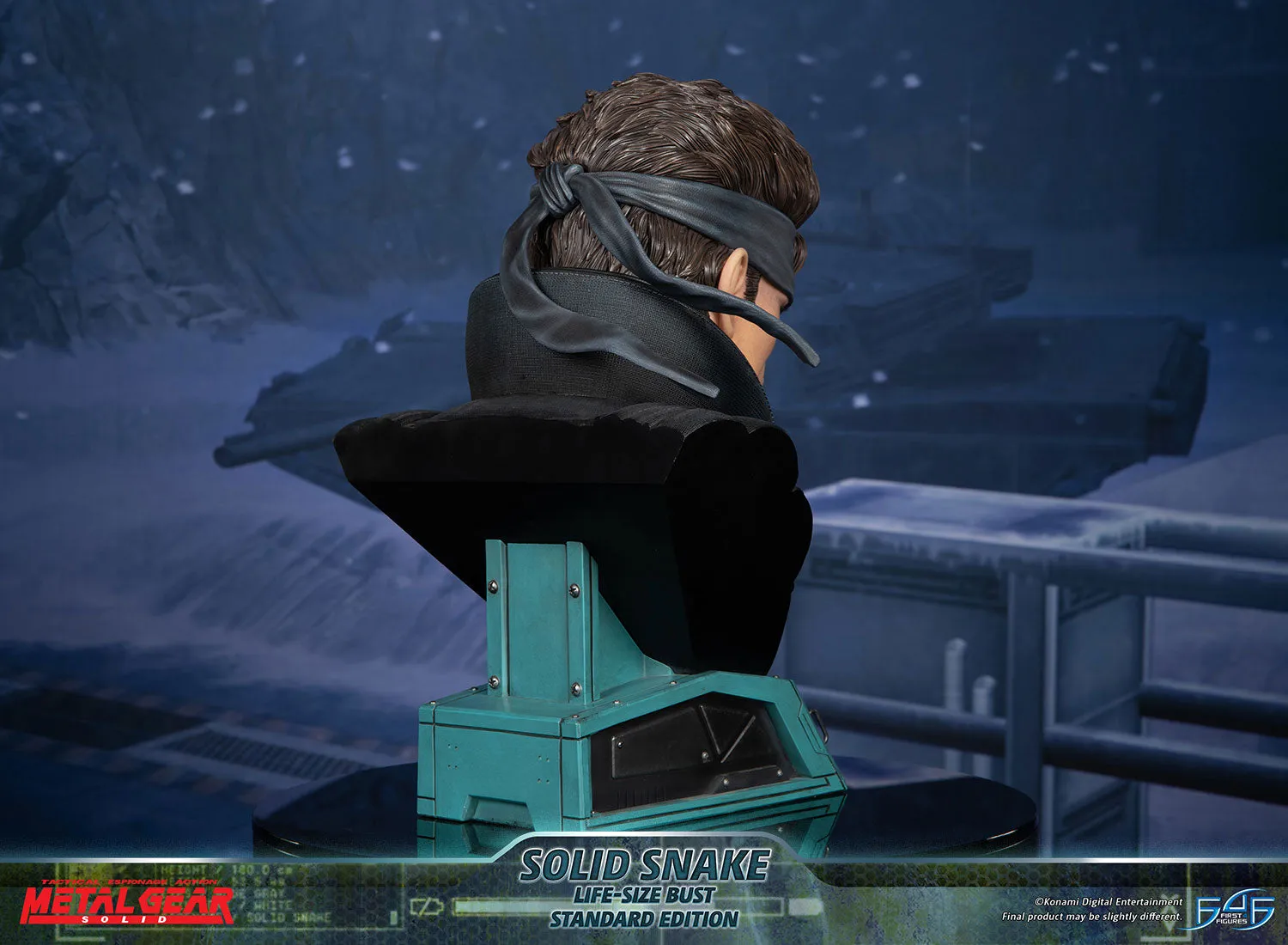 First 4 Figures Metal Gear Solid Snake bust rășină 56 cm