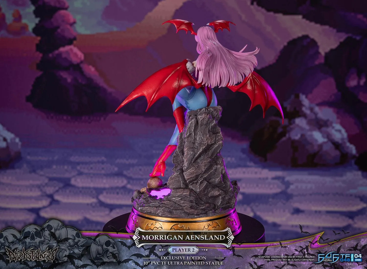 First 4 Figures Darkstalkers Morrigan Player 2 statuetă PVC LED