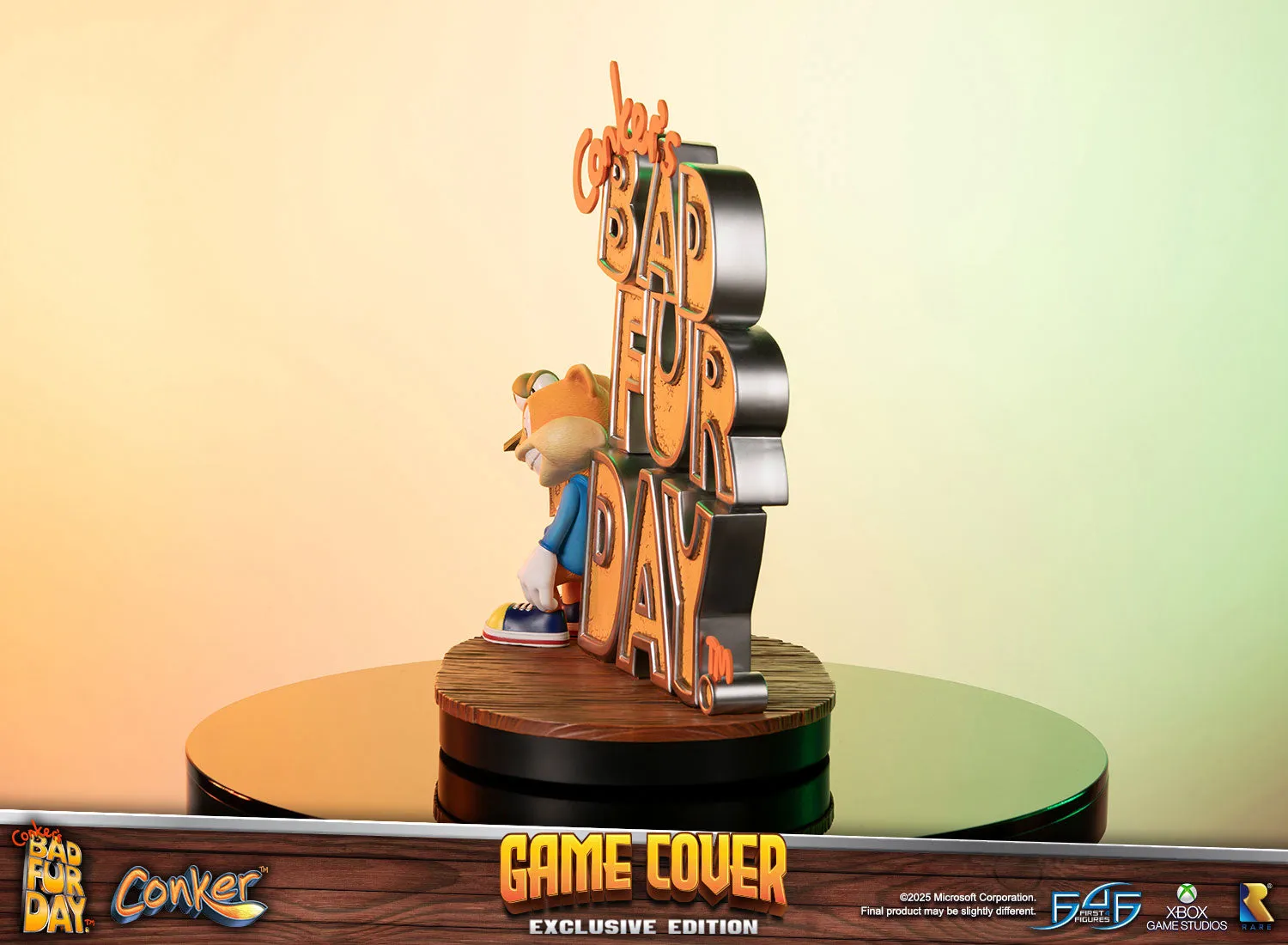 First 4 Figures Conker Game Cover statueta rasina Exclusive