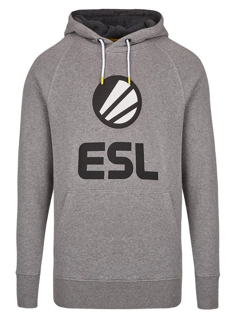 ESL Pullover Hoodie hanorac gri închis bumbac 330g
