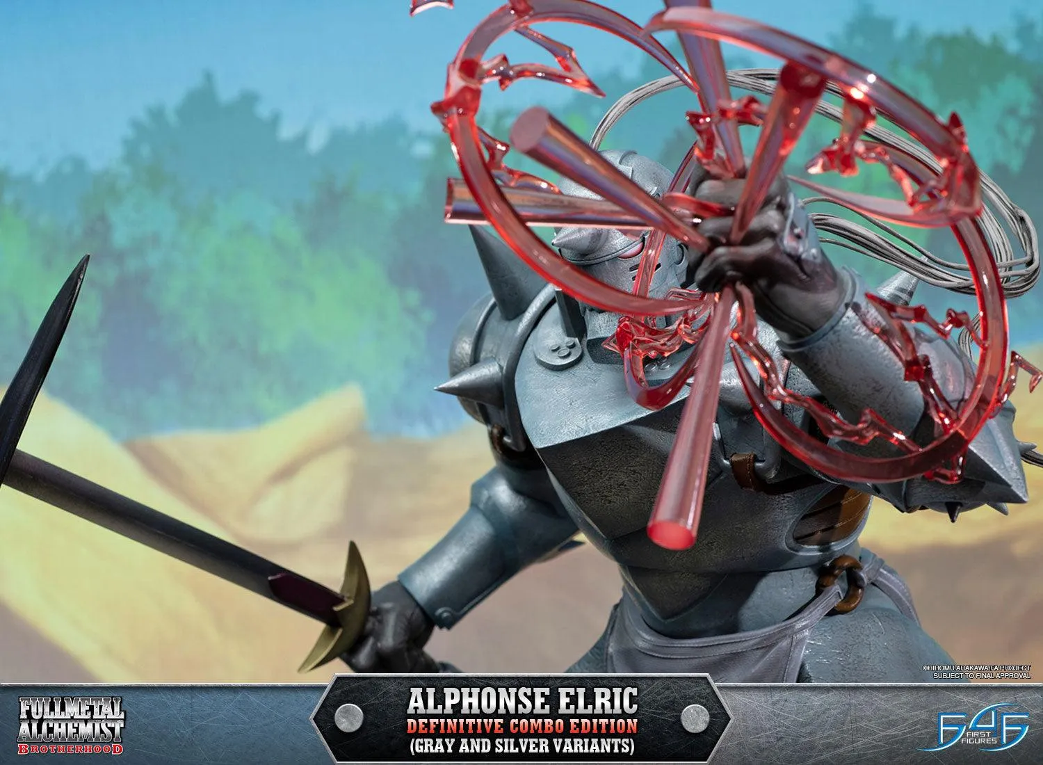 First 4 Figures Fullmetal Alphonse Elric statuetă Combo 2 variante