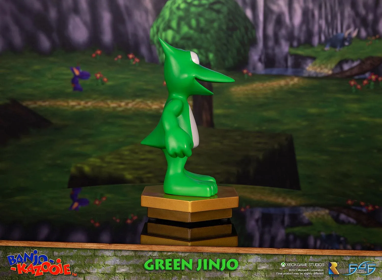 First 4 Figures Banjo-Kazooie Green Jinjo statuetă rășină