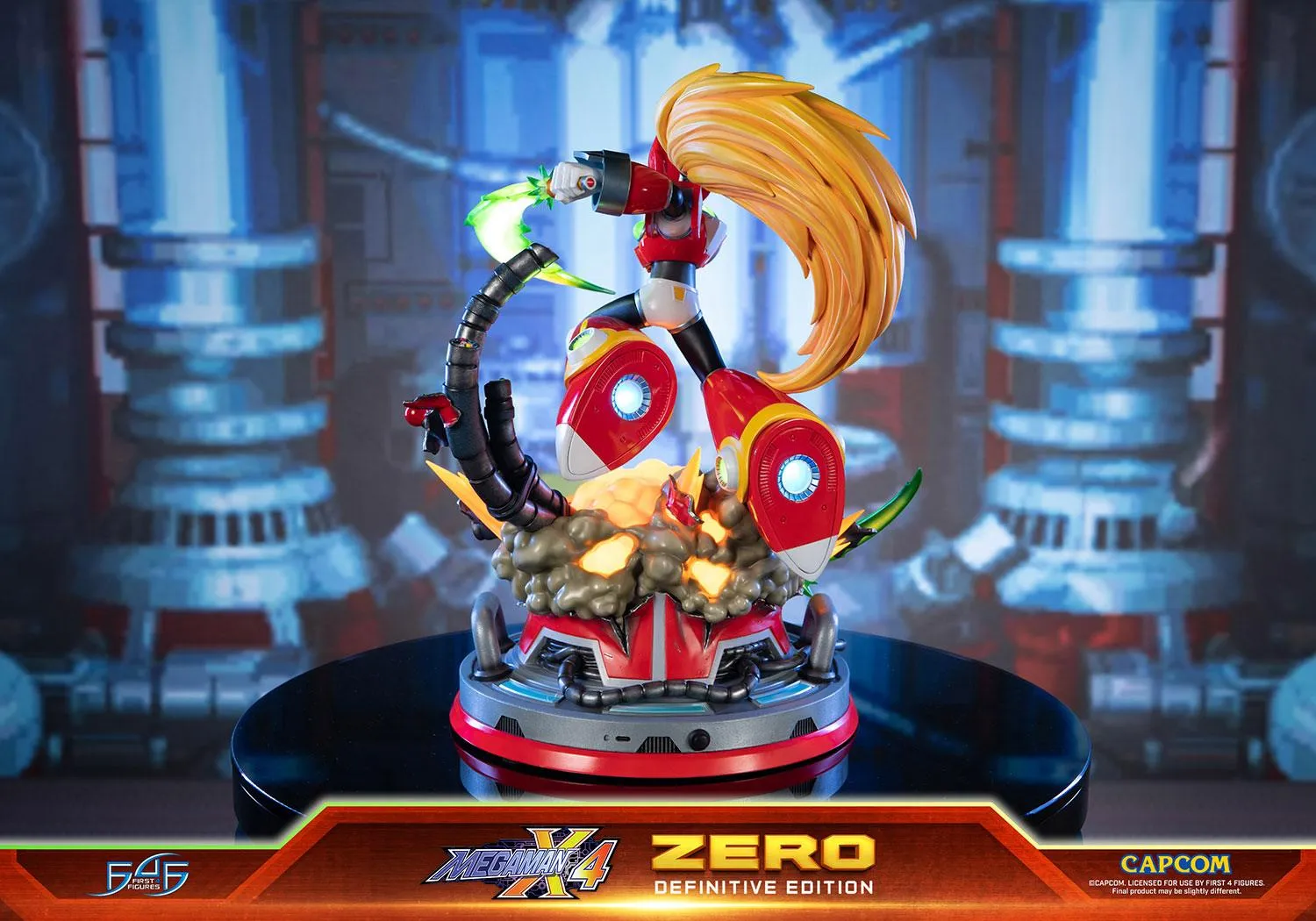 First 4 Figures Mega Man X Zero statuetă rășină Definitive