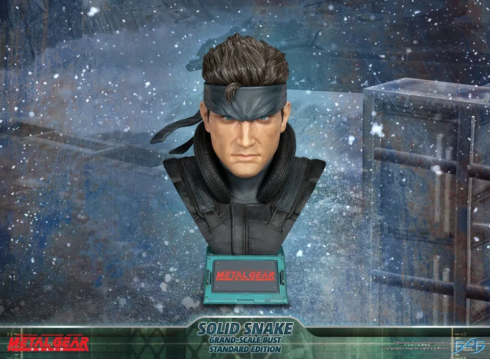 First 4 Figures Metal Gear Solid Snake bust Grand-Scale 31 cm
