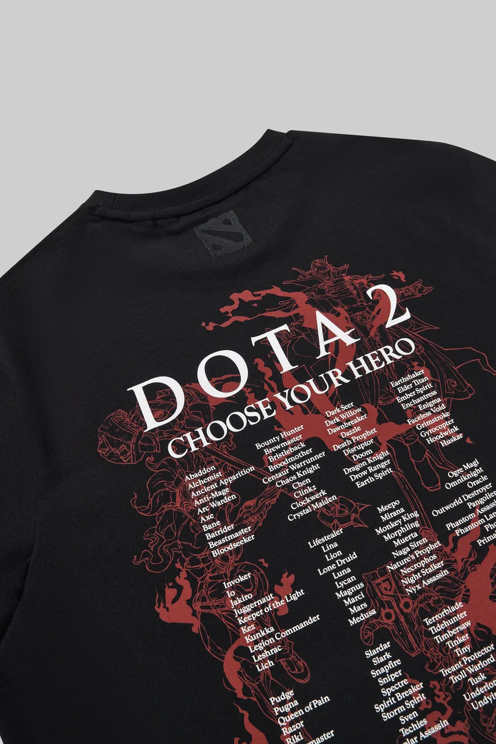 ESL Gaming Dota 2 Hero tricou negru bumbac eroi